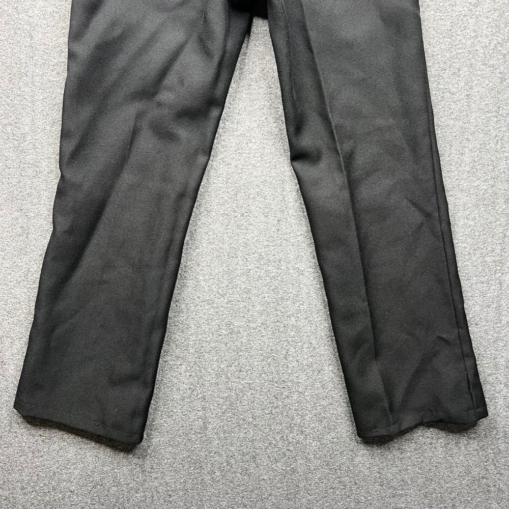 Wrangler Wrancher Dress Jeans Mens 30 Black Fits 30x27 Bootcut Twill - Picture 13 of 14